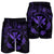 Hawaii Kanaka Turtle Hibiscus Polynesian Men's Shorts - Anthea Style Purple - AH - Polynesian Pride