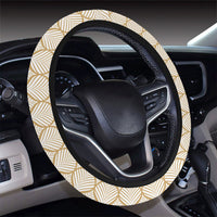 Hawaii Leaves Seamless Pattern Hawaii Universal Steering Wheel Cover with Elastic Edge - Polynesian Pride
