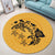 Hawaii Love Animal Polynesian Round Carpet - AH - Polynesian Pride