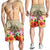 Hawaii Manta Ray Tropical Hibiscus Plumeria Polynesian Men's Shorts - AH - Polynesian Pride