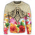 Hawaii Manta Ray Tropical Hibiscus Plumeria Polynesian Sweatshirt - AH - Polynesian Pride