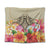 Hawaii Manta Ray Tropical Hibiscus Plumeria Polynesian Tapestry - AH Wall Tapestry Black - Polynesian Pride