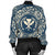 Hawaii Map Classic Floral Bomber Jacket Blue - AH - Polynesian Pride