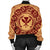 Hawaii Map Classic Floral Bomber Jacket Red - AH - Polynesian Pride