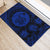 Hawaii Map Honu Hibiscus Polynesian Door Mat Blue AH - Polynesian Pride