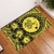 Hawaii Map Honu Hibiscus Polynesian Door Mat Yellow AH Door Mat Yellow - Polynesian Pride