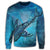 Hawaii Map Kanaka Galaxy Shark Sweatshirt - AH - Polynesian Pride