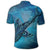 Hawaii Map Kanaka Galaxy Shark Polo Shirt - Polynesian Pride