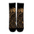 Hawaii Map Kanaka Polynesian Hula Girl Crew Socks Gold - AH - J5R - Polynesian Pride