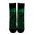 Hawaii Map Kanaka Polynesian Hula Girl Crew Socks Green - AH - J5R - Polynesian Pride