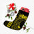 Hawaii Map Kanaka Polynesian Hula Girl Christmas Stocking Yellow - AH - J5R - Polynesian Pride