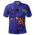 Hawaii Map Kanaka Turtle Polo Shirt Volcano Style Galaxy AH - Polynesian Pride