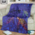 Hawaii Map Kanaka Turtle Premium Blankets - Volcano Style - Galaxy - AH - Polynesian Pride