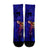 Hawaii Map Kanaka Turtle Crew Socks - Volcano Style - Galaxy - AH - Polynesian Pride