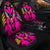 Hawaii Map Kanaka Two Men Holding Flag Car Seat Covers Pink - AH - Polynesian Pride