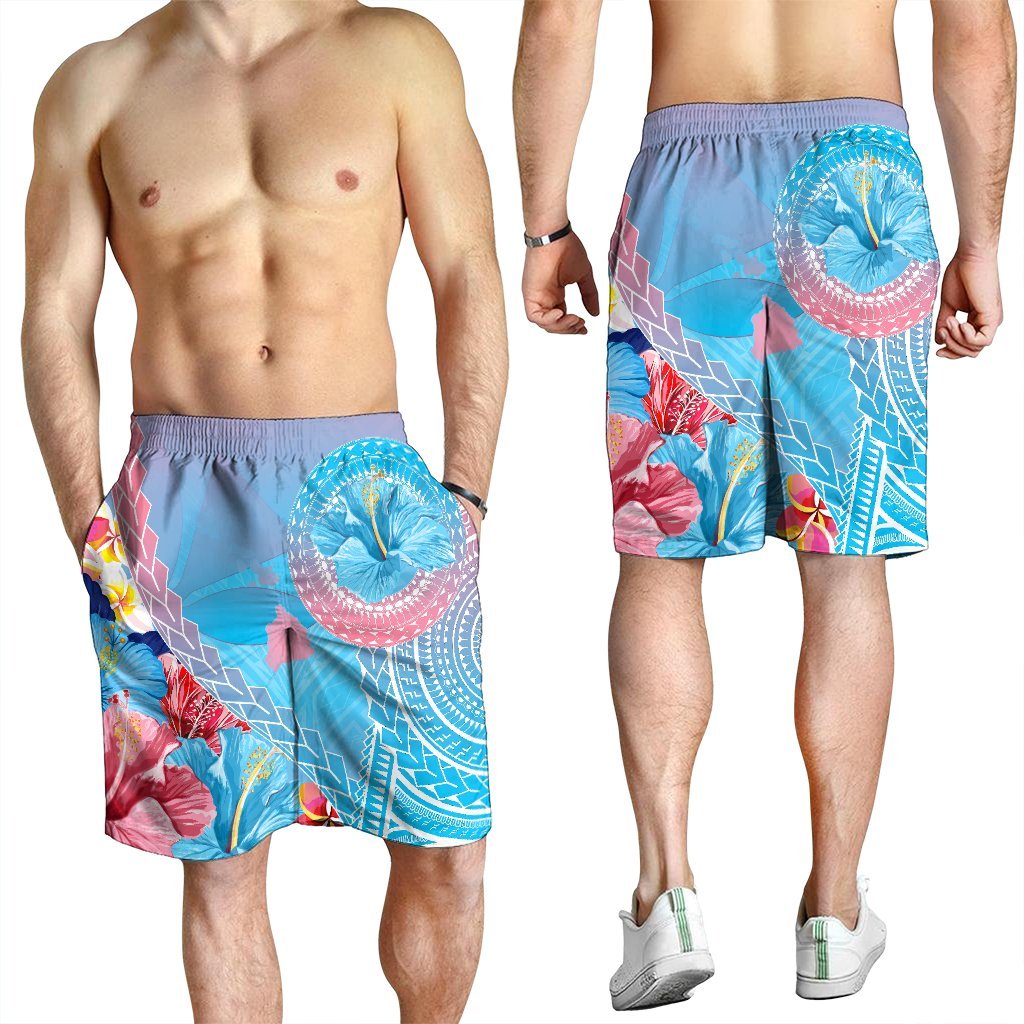 Hawaii Map Sweet Dream Kanaka Polynesian Hibiscus Men's Shorts - AH - Polynesian Pride
