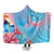 Hawaii Map Sweet Dream Kanaka Polynesian Hibiscus Hooded Blanket - AH Hooded Blanket White - Polynesian Pride