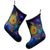 Hawaii Map Turtle Galaxy Christmas Stocking - AH - Blue - Polynesian Pride