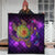 Hawaii Map Turtle Galaxy Premium Quilts - AH - Purple - Polynesian Pride