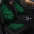 Hawaii Map Turtle Hibiscus Divise Polynesian Car Seat Covers Green - AH - Polynesian Pride