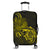 Hawaii Map Turtle Hibiscus Divise Polynesian Luggage Covers Yellow - AH Black - Polynesian Pride