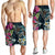 Hawaii Map Turtle Swimming Hibiscus Plumeria Moana Men's Shorts - AH - Polynesian Pride