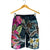 Hawaii Map Turtle Swimming Hibiscus Plumeria Moana Men's Shorts - AH - Polynesian Pride