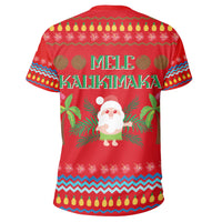 Hawaii Mele Kalikimaka Pattern Christmas Hawaiian T Shirt Pon Style - Polynesian Pride