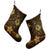 Hawaii Mix Polynesian Turtle Plumeria Christmas Stocking - AH - Nick Style - Brown - Polynesian Pride