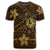 Hawaii Mix Polynesian Turtle Plumeria T Shirt Nick Style Brown - Polynesian Pride