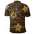 Hawaii Mix Polynesian Turtle Plumeria Polo Shirt Nick Style Brown - Polynesian Pride