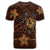 Hawaii Mix Polynesian Turtle Plumeria T Shirt Nick Style Orange - Polynesian Pride