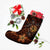 Hawaii Mix Polynesian Turtle Plumeria Christmas Stocking - AH - Nick Style - Orange - Polynesian Pride