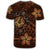 Hawaii Mix Polynesian Turtle Plumeria T Shirt Nick Style Orange - Polynesian Pride