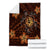 Hawaii Mix Polynesian Turtle Plumeria Premium Blankets - AH - Nick Style - Orange - Polynesian Pride