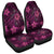 Hawaii Mix Polynesian Turtle Plumeria Car Seat Covers - AH - Nick Style - Pink Universal Fit Black - Polynesian Pride