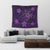 Hawaii Mix Polynesian Turtle Plumeria Tapestry - AH - Nick Style - Purple - Polynesian Pride