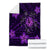 Hawaii Mix Polynesian Turtle Plumeria Premium Blankets - AH - Nick Style - Purple - Polynesian Pride