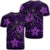 Hawaii Mix Polynesian Turtle Plumeria T Shirt Nick Style Purple Unisex Black - Polynesian Pride