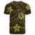 Hawaii Mix Polynesian Turtle Plumeria T Shirt Nick Style Yellow - Polynesian Pride