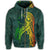 Hawaii Monstera Kalo Hula Girl Kanaka Maoli Zip Hoodie - Polynesian Pride
