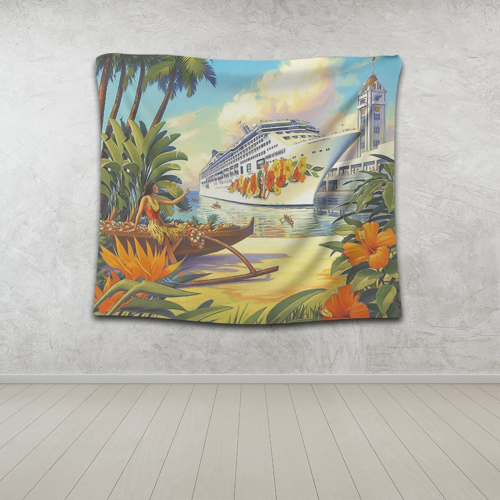 Hawaii Mordern Tapestry - AH - Polynesian Pride