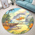 Hawaii Mordern Round Carpet - AH - Polynesian Pride