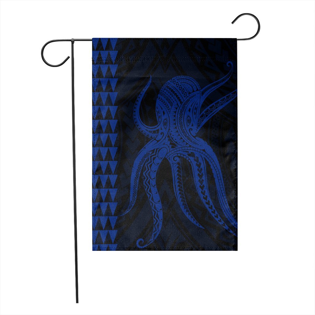 Hawaii Octopus KaKau Polynesian Flag - Blue - AH - Polynesian Pride