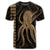 Hawaii Octopus KaKau Polynesian T Shirt Gold - Polynesian Pride