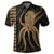 Hawaii Octopus KaKau Polynesian Polo Shirt Gold - Polynesian Pride