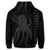 Hawaii Octopus KaKau Polynesian Zip Hoodie Gray - Polynesian Pride