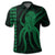 Hawaii Octopus KaKau Polynesian Polo Shirt Green - Polynesian Pride