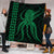 Hawaii Octopus KaKau Polynesian Premium Quilts - Green - AH - Polynesian Pride