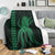 Hawaii Octopus KaKau Polynesian Premium Blankets - Green - AH - Polynesian Pride